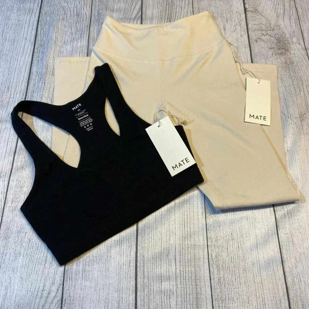 MATE the Label Cream Leggings